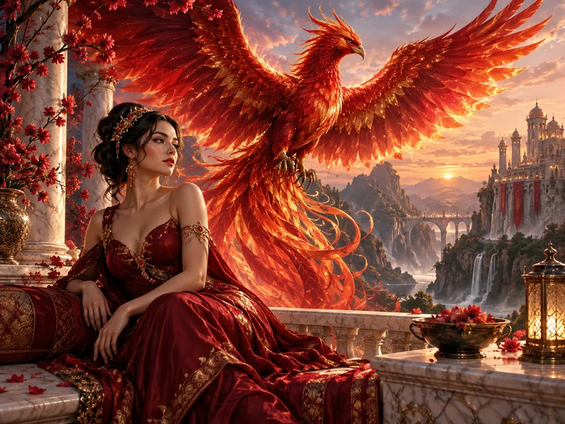 Crimson Phoenix — သရုပ်ဖော်ပုံ