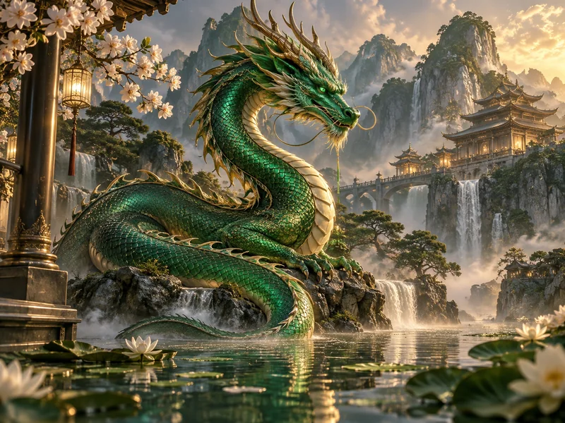 Emerald Dragon — သရုပ်ဖော်ပုံ