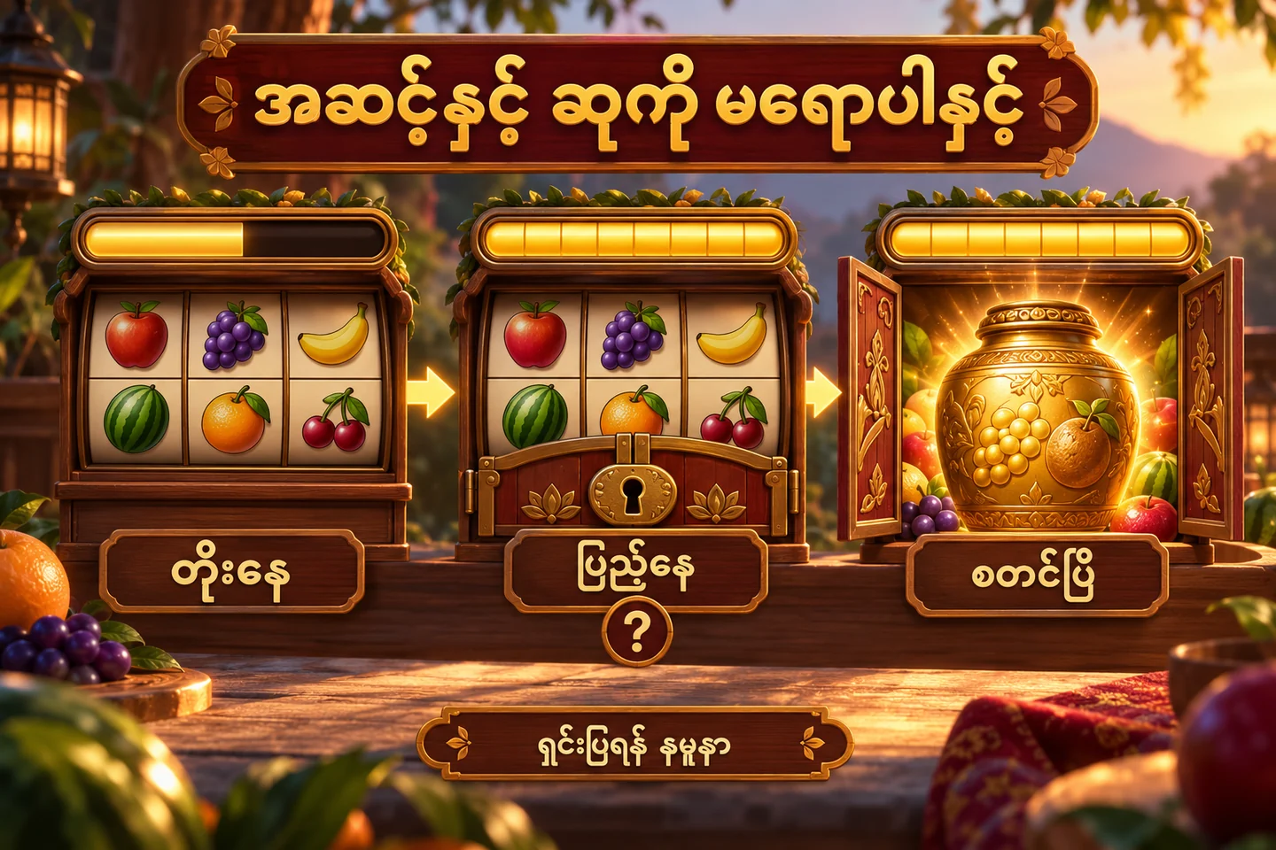 Meter ပြည့်ခြင်းနှင့် feature စတင်ခြင်းကို သီးခြားအခြေအနေအဖြစ် ပြထားပုံ